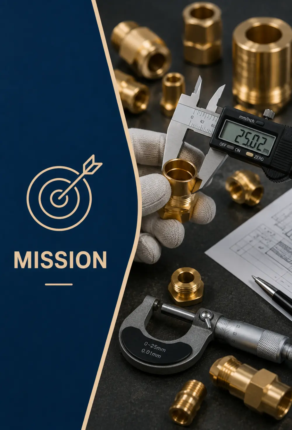  Mega Metals manufacturing premium quality brass components with precision,
                                    reliability and customer-focused solutions