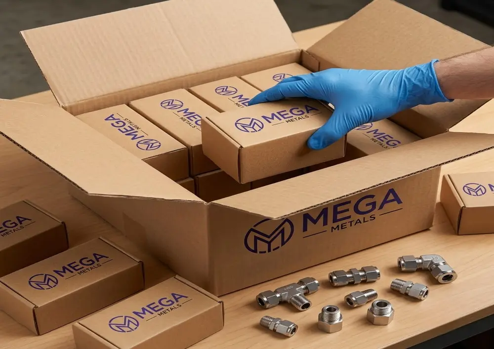 Secure packaging and worldwide delivery of custom precision brass components