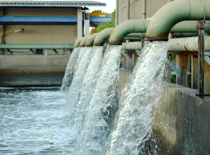 Water conservation system used in sustainable brass manufacturing operations